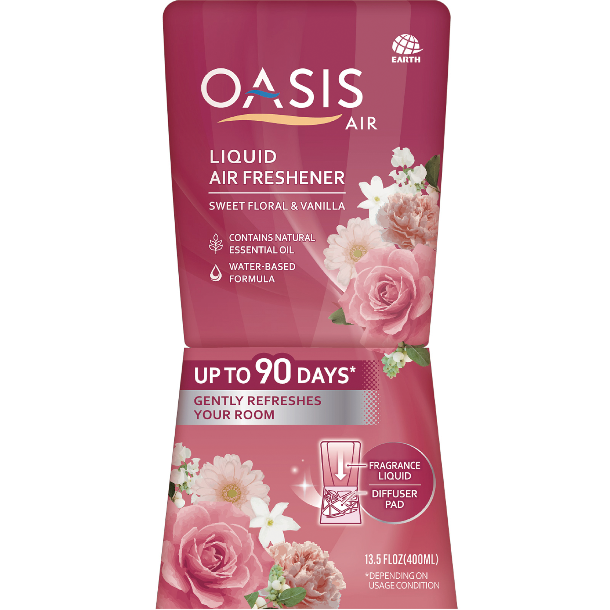 Oasis Air Liquid Air Freshener - Sweet Floral & Vanilla
